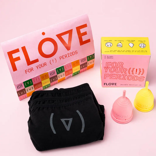 Full Flove – DUO menskopp og 3 pk menstruse